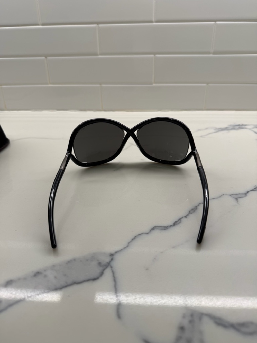 Tom Ford Brown Suede Sunglasses Case - Picture 4 of 7